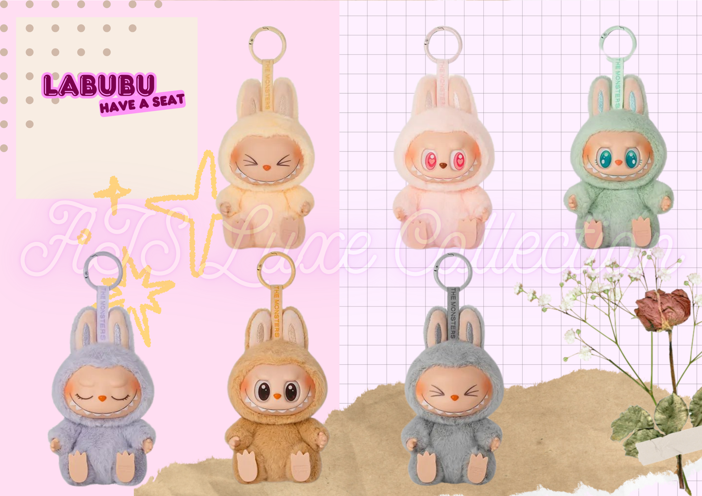 THE MONSTERS - Have a Seat Vinyl Plush Blind Box