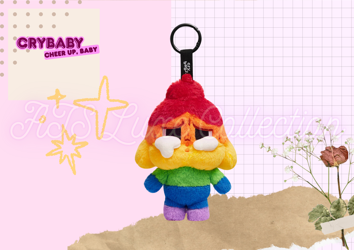 CRYBABY CHEER UP, BABY! SERIES-Plush Doll Pendant