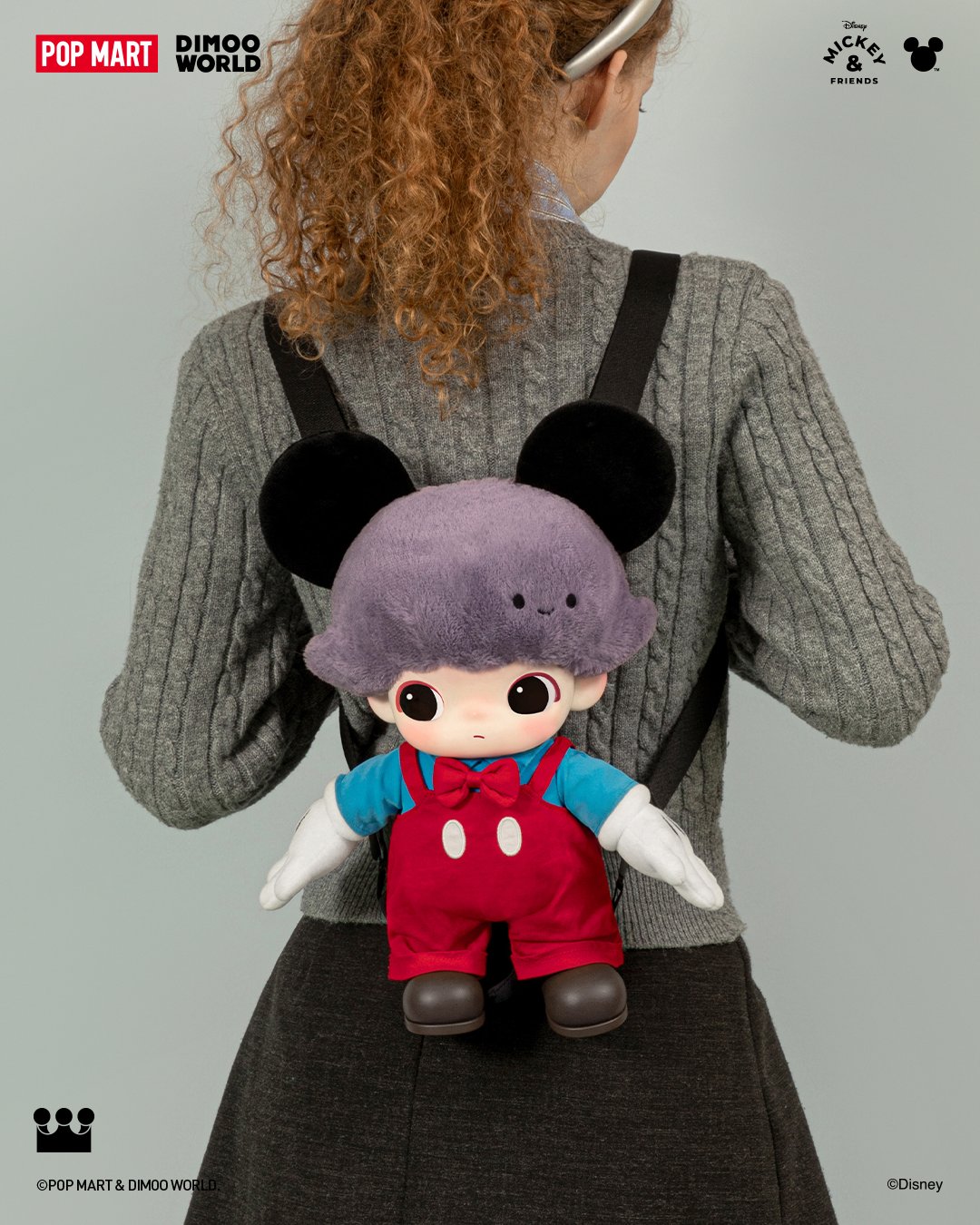DIMOO WORLD × DISNEY Series-Mickey Vinyl Plush Bag