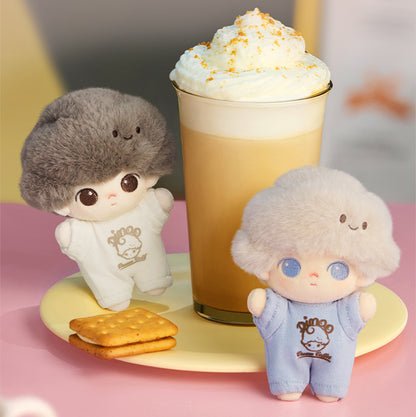 POP MART - DIMOO Crush on Coffee Series — Soft-faced Plush Keychain Blind Box