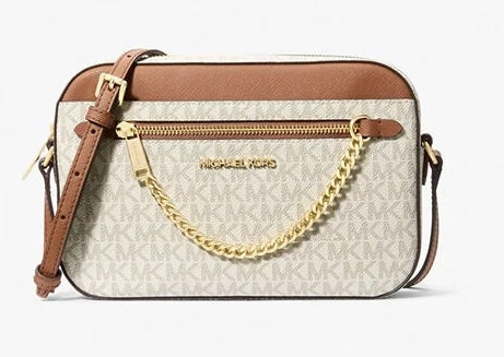 MK - Jet Set Large Logo Crossbody Bag