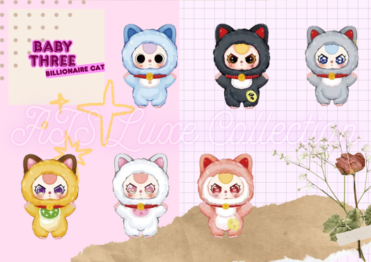BABY THREE BILLIONAIRE CAT