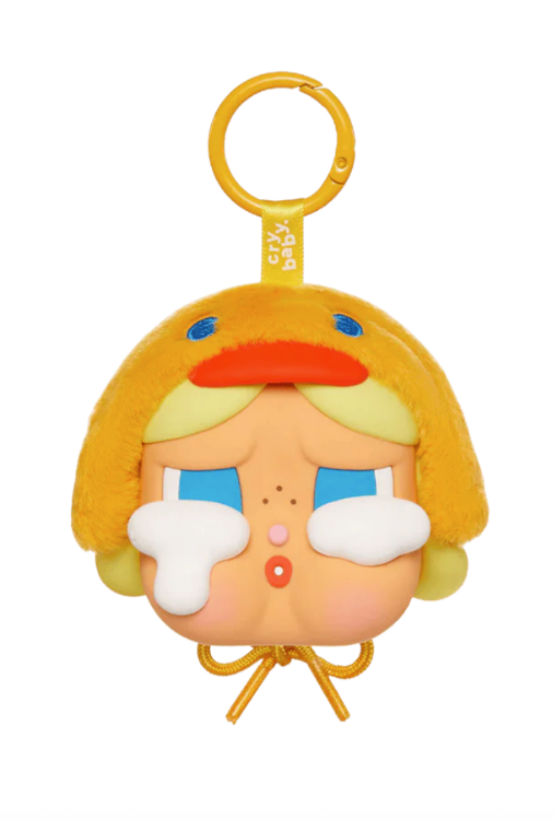 POP MART - CRYBABY Crying Again Series - Earphone Case Yellow