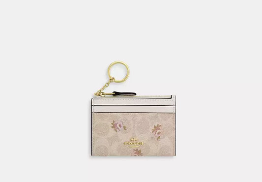 COACH – Mini Skinny ID Case in Signature Canvas